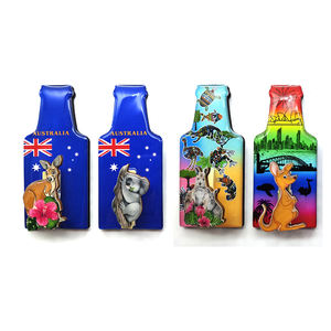 מותאם אישית שכבה כפולה Mdf עץ אפוקסי מגנט אוסטרליה מזכרות מקרר מגנט - Product Image 5