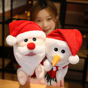Navidad marrón felpa Reno animales <span class=keywords><strong>de</strong></span> peluche juguetes Santa Claus Reno felpa Navidad marioneta <span class=keywords><strong>de</strong></span> mano felpa - Product Image 3