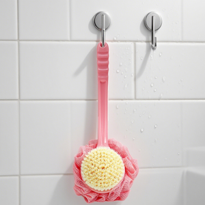 Eco-friendly Scrubber Skin Care Exfoliating <strong>Shower</strong> Loofah Mesh <strong>Cushion</strong> Bath Sponge Brush - Product Image 5