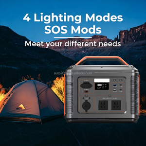 Générateur solaire portable pour le <span class=keywords><strong>camping</strong></span>, batterie LiFePO4 <span class=keywords><strong>rechargeable</strong></span> à onde sinusoïdale pure MPPT 320000mAh 1024WH - Product Image 3