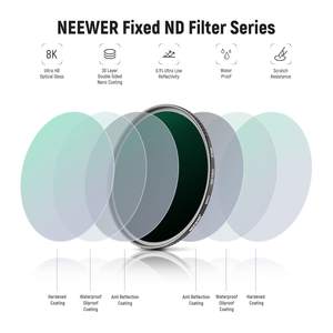 NEEWER 67mm Fixed ND Filter Kit <span class=keywords><strong>ND1000</strong></span> ND64 ND8 ND4 Neutral Density Filter Set Camera Lens Variable ND Filter - Product Image 3