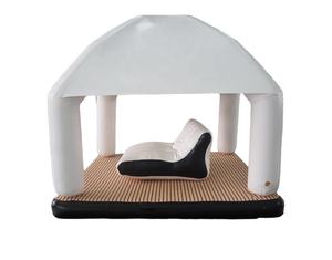 Plateforme flottante gonflable <span class=keywords><strong>de</strong></span> luxe pour adultes avec tente, pub flottant, <span class=keywords><strong>quai</strong></span> pour sports nautiques et loisirs - Product Image 4