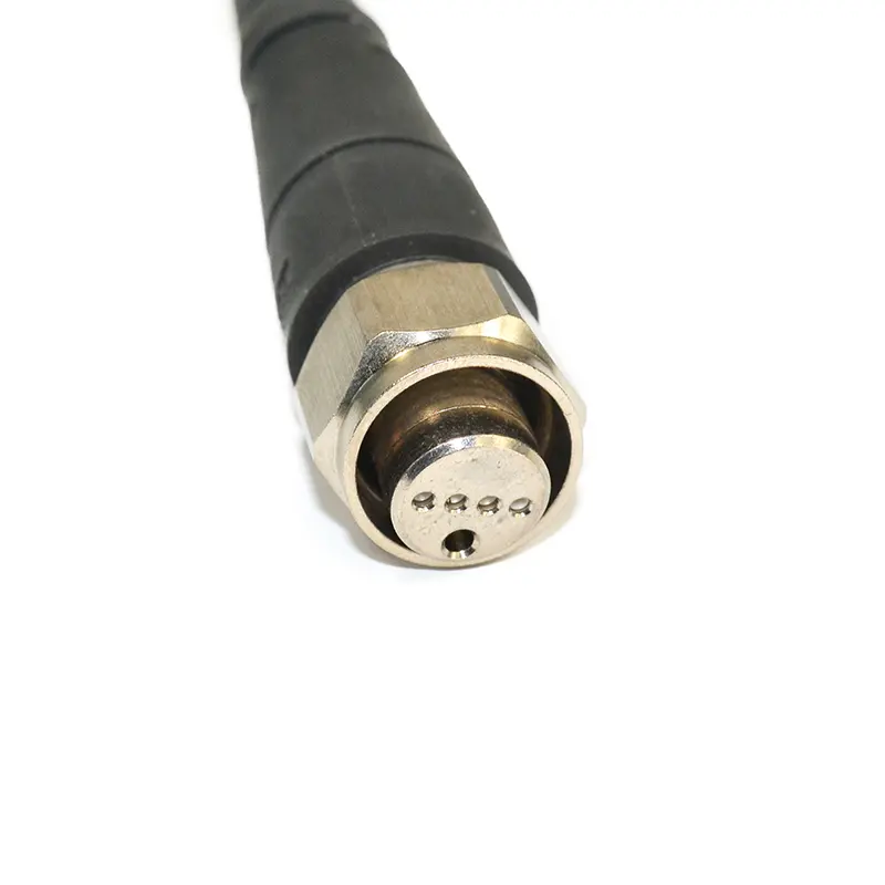 Dukungan ODM OEM konektor ekstensi serat optik kabel perca mekanisme pengunci bersekrup tahan air konektor tahan debu