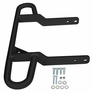 Parachoques de barra de agarre ancho trasero de aluminio para <span class=keywords><strong>Yamaha</strong></span> <span class=keywords><strong>Raptor</strong></span> <span class=keywords><strong>660</strong></span> <span class=keywords><strong>R</strong></span> negro 2001-2005 - Product Image 4
