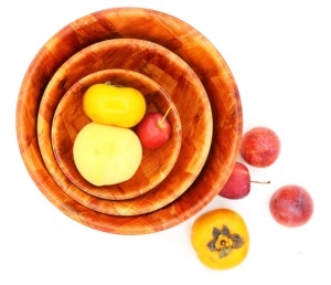 Ensaladera de madera de bambú ecológica duradera de 55 cm y 22 pulgadas para restaurantes, hoteles, suministros de fabricante, vajilla novedosa - Product Image 6