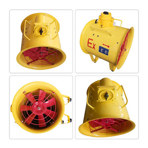 Ventilador de Flujo Axial Portátil BSFT-250, Ventilador de Ventilación de Emergencia Móvil a Prueba de Explosiones, Frecuencia de 50 Hz, Voltaje de CA de 380 V - Product Image 6