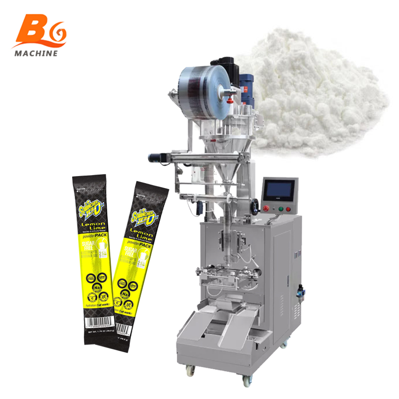 Machine à emballer remplissante verticale automatique de petite poche de poudre de vitamine d'électrolyte alimentaire de sachet