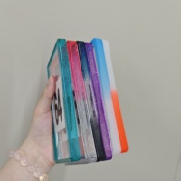 Pelindung Panel Belakang TPU Warna Gradasi Glitter PSA SGC untuk PSA dengan Pelindung Bumper Slab Bergradasi dan Pelindung Pelat Belakang TPU untuk Kotak Slab PSA