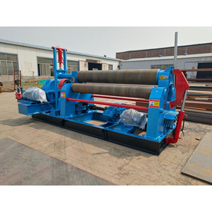 Máquina Laminadora Hidráulica Automática de 3 Rodillos para Doblado de Chapas de Acero, Equipo para Producción de Cilindros, Tanques y Tuberías Metálicas - Product Image 5