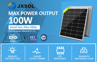 Petit panneau solaire monocristallin 60W-300W 12V/18V à haute efficacité