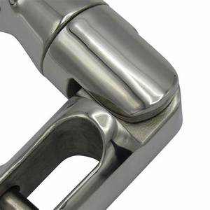 Double-<span class=keywords><strong>Joint</strong></span> liên kết chuỗi xoay Neo nối thép không gỉ Marine phần cứng đánh bóng 12mm stanchion thép đúc dịch vụ - Product Image 5