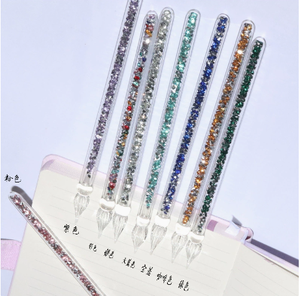 Pluma de Vidrio en Espiral Hecha a Mano, Pluma de Tinta de Cristal Multicolor para Caligrafía, Escritura Artística y Firmas - Product Image 5
