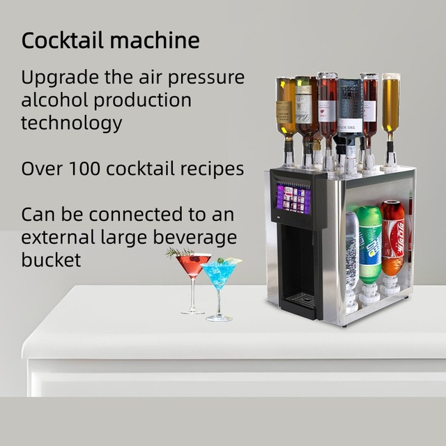 Factory Directly Sale Beverage Mixing Fast Speed Smart Wine/ Liquor Electric Dispenser for Sale