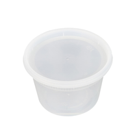 Teguan Gobelets à soupe jetables multifonctionnels de 16 oz, résistants aux fuites, compatibles micro-ondes, avec couvercles transparents, contenants alimentaires en plastique sans BPA, cuisine