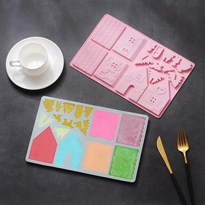 <span class=keywords><strong>Molde</strong></span> <span class=keywords><strong>de</strong></span> silicona para hornear pasteles y galletas, para <span class=keywords><strong>casa</strong></span> <span class=keywords><strong>de</strong></span> Navidad, nuevo diseño - Product Image 6