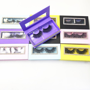 2022 diamond lashbox for lashes custom storage unique bulk eyelash packaging box
