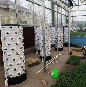 Systèmes de Jardins Hydroponiques Verticaux Intérieurs/Extérieurs Améliorés de Haute Qualité, Serre Hydroponique Verticale à 48 Trous pour l'Agriculture - Product Image 4