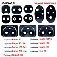 Para Huawei Honor 90 90 Pro 90 Lite Honor 100 200 Pro Lite Pura 70 Pro teléfono móvil cámara trasera Lente de Cristal piezas de repuesto