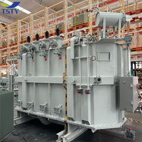 Transformador de Potencia de 10000Kva 10MVA 110kv Lleno de Aceite, Monofásico/Trifásico, 50/60Hz, 35/66KV, 480V, Cobre, Certificado CE IEC, MV/HV