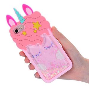 Prezzo di fabbrica rosa liquido sabbie mobili 3D <span class=keywords><strong>unicorno</strong></span> custodia in silicone per <span class=keywords><strong>iphone</strong></span> 13 13 pro 13 pro max - Product Image 1