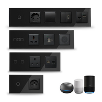 Interruptores Inteligentes Estándar UK/EU CNSKOU, Venta al por Mayor, Control Remoto, Alexa SmartLife para la Aplicación Tuya, Zigbee Wifi 16A