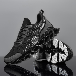 Chaussures de course pour hommes <span class=keywords><strong>Cloud</strong></span> X3 à bas <span class=keywords><strong>prix</strong></span>, empeigne en mesh, semelle intermédiaire en caoutchouc, lacets, tout noir, course longue en plein air, tendance de la mode - Product Image 5