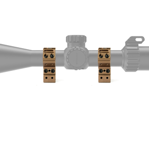 Anneaux de montage pour lunette BANGBANG 30 mm, hauteur centrale réglable 1,38 "-1,65" pour montage 20 mm (marron) - Product Image 4