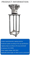 Machine de mise en bouchon automatique vibrante pour bouchons à vis de bols en vrac, avec alimentateur et trieuse pour pompes à lotion