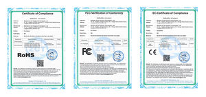 Moniteur LCD TFT <span class=keywords><strong>7</strong></span> pouces, système de caméra de vision nocturne à vue panoramique automobile avec capteurs, RoHS ODM, assistance au stationnement - Product Image 4