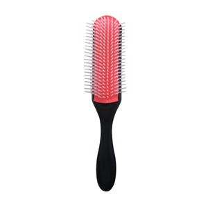 Logotipo personalizado Venta caliente Desenredar cerdas de nylon 9-Row Straight Shower Custom <span class=keywords><strong>Denman</strong></span> Hair Brush - Product Image 1