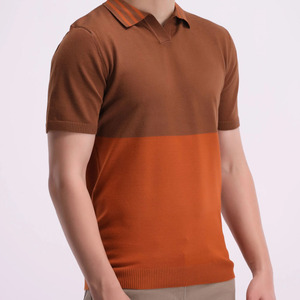 Chemises polo décontractées en coton et polyester de qualité supérieure, polos de golf pour hommes, design et logo personnalisés, polos pour hommes en vente - Product Image 2