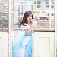 Robe de princesse pour filles, robe de fête personnalisée de haute qualité pour enfants, robe de princesse moelleuse pour filles pour les fêtes d'anniversaire et les concours de beauté