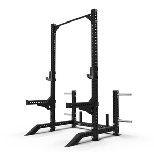 <span class=keywords><strong>POWERMAN</strong></span> pour Cage de musculation en métal commerciale, rack à squats, équipement de musculation robuste pour la maison, J-Cups réglables, barre de traction multi-prises, Cross - Product Image 5