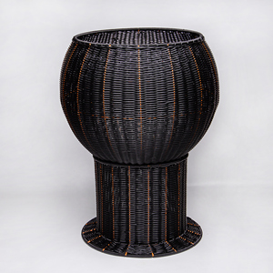 XH Kitty Ball Cat <span class=keywords><strong>Bed</strong></span> Cave Claw-Proof Faux Rattan <span class=keywords><strong>Dog</strong></span> muebles de lujo lavable cojín reemplazable fácil de limpiar jaulas para mascotas - Product Image 3