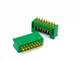 Connecteur de circuit imprimé rectangulaire série JL24, prise PCB droite à 16 broches, connecteur de circuit imprimé rectangulaire plaqué or, connecteur rectangulaire industriel - Product Image 2