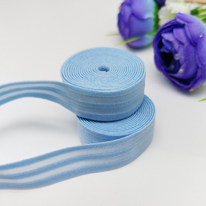 Bande élastique jacquard de haute qualité pour accessoires vestimentaires, sangle élastique pour sous-vêtements, vente chaude - Product Image 2