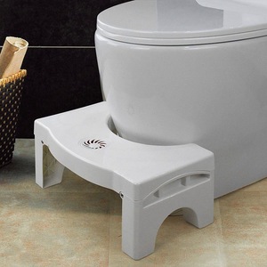Foldable Plastic Toilet Step <b>Stool</b> Anti Slip Waterproof For <b>Bathroom</b> Use - Product Image 2