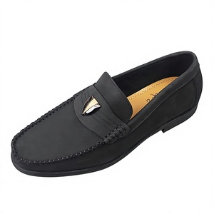 Mocassins pour hommes en cuir de vachette respirant, légers et confortables, à bout rond, pour le travail et les occasions décontractées, chaussures de printemps - Product Image 4