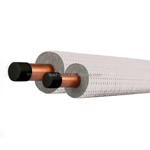 <span class=keywords><strong>Tube</strong></span> en <span class=keywords><strong>cuivre</strong></span> isolé K-Flex pour climatiseur, diamètres 1/4 ", 3/8 ", 1/2 ", 5/8 ", 3/4 ", sortie d'usine - Product Image 1