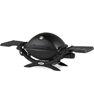 Weber Q1200 Traveler Picnic Camping Outdoor Stove Gas Oven Barbecue Oven Cast Iron Grill American Braising BBQ