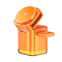 Chargeur sans fil magnétique pliable 5 en 1 Qi2.2 25W avec détection infrarouge, câble rétractable Type C et veilleuse