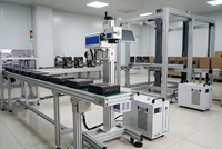 Nouvelle machine de marquage laser UV NASCENCE 5W en gros, source JPT 355nm, refroidie par eau, imprimante de codes de date ultraviolets CNC en ligne