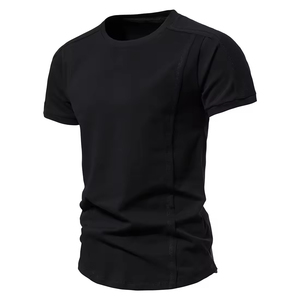 เสื้อยืดผู้ชายไซส์ใหญ่ ผ้าคอตตอนเนื้อหนา คุณภาพสูง สีขาวล้วน สำหรับงานกราฟิก - Product Image 3