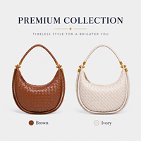 Sac à main en cuir pour femme, sacs à main pour femme, sac hobo en PU tressé, sacs à bandoulière pour femme, fermeture éclair, vente en gros d'usine OEM 2026