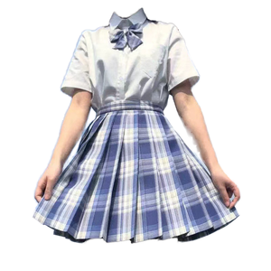 Uniforme Escolar de Otoño para Niñas, Estilo JK Occidental, Falda Escolar de Poliéster para el Campus Escolar - Product Image 1