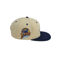 Casquette Snapback Unisexe Personnalisée de Haute Qualité, 6 Panneaux, en Denim Dobby, avec Motif Lettres et Broderie Main, Réglable, Tendance, pour Activités Extérieures et Fêtes