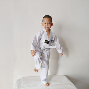 ชุดเทควันโด <span class=keywords><strong>WTF</strong></span> สำหรับเด็กใส่สบายคอเสื้อปรับแต่งสีได้ - Product Image 6