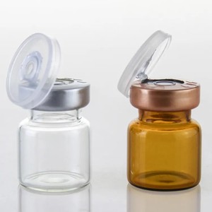 ขวดแก้วเปล่าปลอดเชื้อ ขนาด 5 มล. 7 มล. 10 มล. 20 มล. 30 มล. ขวดแก้วทรงกลมสำหรับฉีดยา - Product Image 2