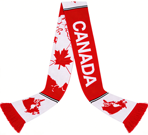 Bufanda de Fútbol Nacional de Alta Definición, Bufanda de Canadá - Product Image 3