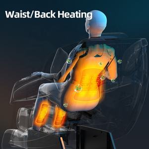 Leercon OEM Günstige Zero Gravity <span class=keywords><strong>Blue</strong></span> Leder Top Rated Liege <span class=keywords><strong>massage</strong></span> stuhl 185cm lange Schiene Ganzkörper <span class=keywords><strong>massage</strong></span> stuhl - Product Image 4